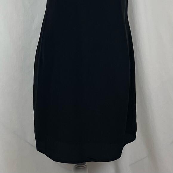 Cynthia Rowley 100% Silk Black Party Event Date Night Shift Dress NWOT Size 6 - Picture 4 of 12
